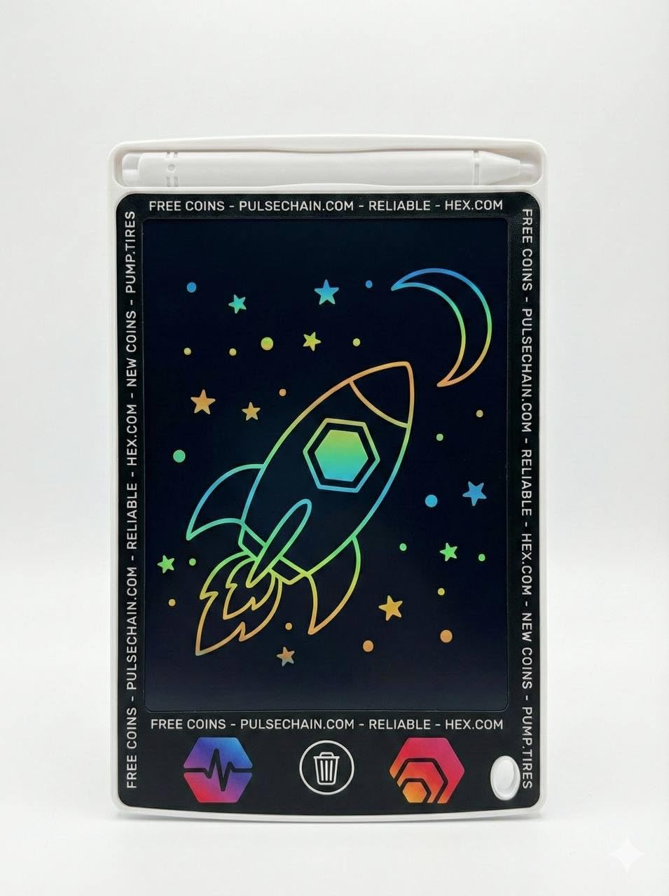 LCD Writing Tablet (w/ Magnet)